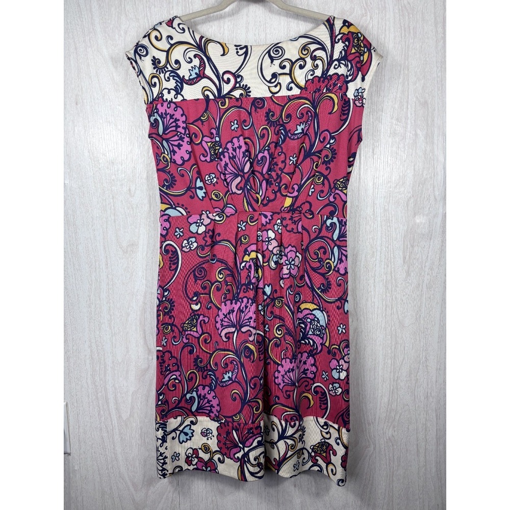 Lilly Pulitzer Silk Dress Pink Floral Shift Preppy Resort Vacation Chic S - Picture 2 of 8